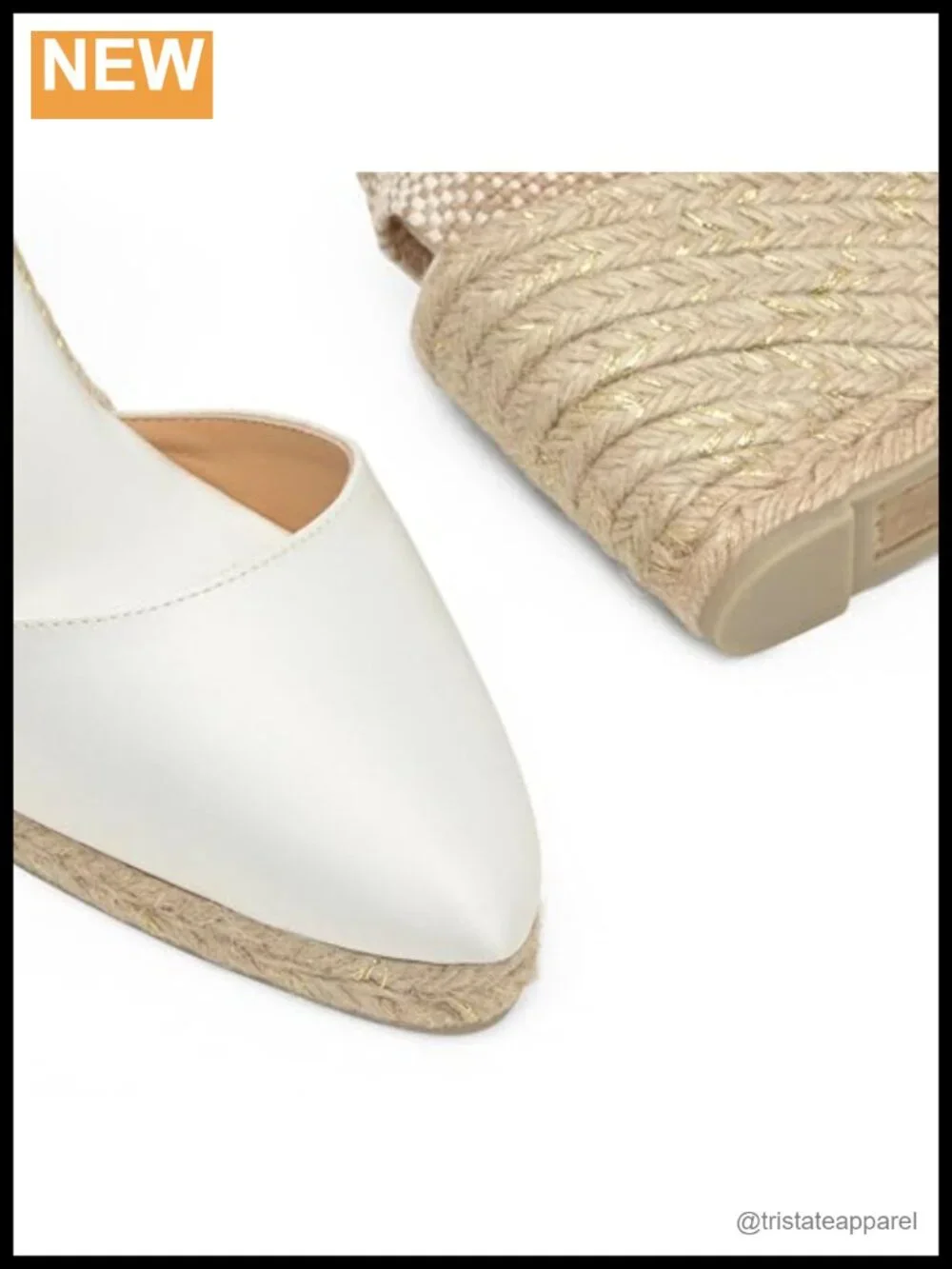 Castañer Joyce Satin Espadrilles Pointed Toe Lace-Up 90mm Wedge Heels